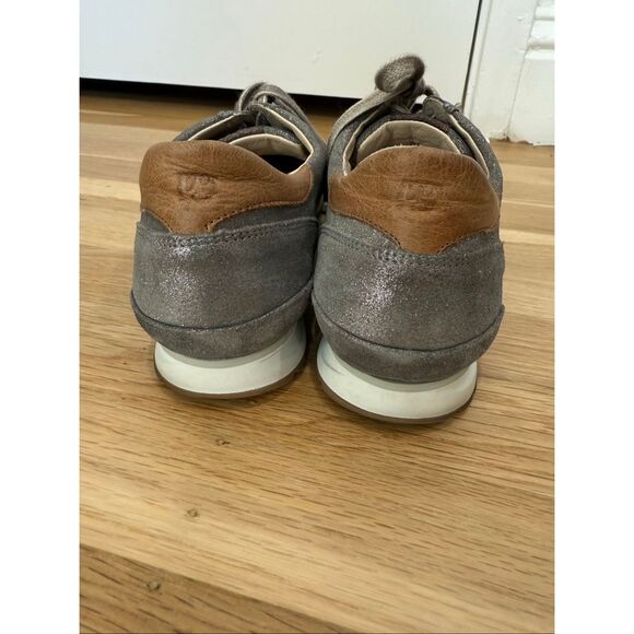 Paul Green Metallic Pewter Sneakers US Size 8.5 - Picture 6 of 7